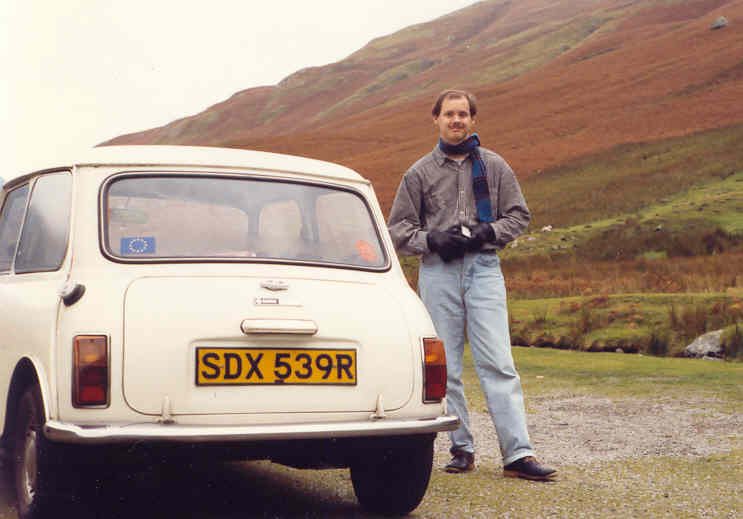 My Mini on a trip to the
Lake District